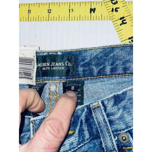 NWT Lauren Ralph Lauren Jeans Co Classic Straight Denim Jean Sz 8 Fits 28x31.5 - Picture 13 of 16